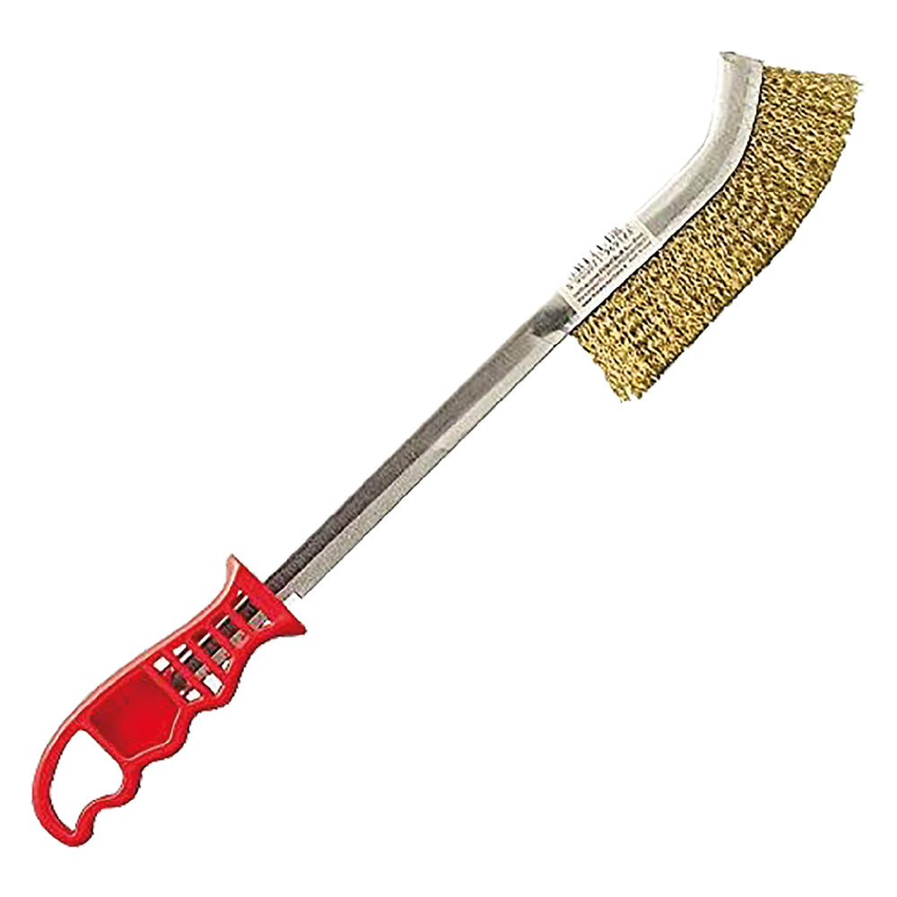 SPAZZOLA A MANO CURVA LUNGA 'SPID' ACCIAIO  - SIT