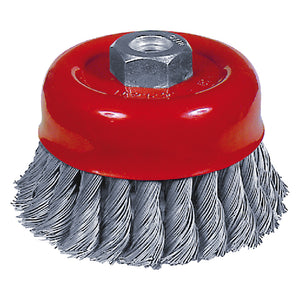 SPAZZOLA A TAZZA PER SMERIGLIATRICE filo 0,35 mm - Ø 75 mm  - SIT