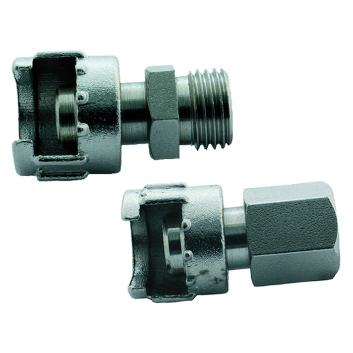 RACCORDO CON DADO FRESATO F. 3/8- 10 pezzi  - ANI