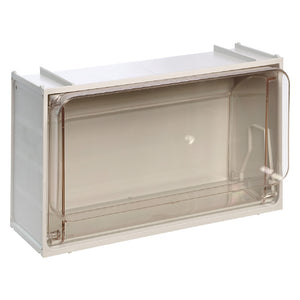 CASSETTIERA MODULARE COMPONIBILE 'CRYSTAL BOX' 2 cassetti - cm 60 x 24 x 30  - MOBIL PLASTIC