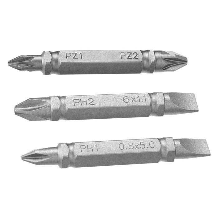 INSERTI PER AVVITATORI DOPPIA FUNZIONE IN SET PH1-SL5/PH2-SL6/PZ1-2 mm 48 (3pz)  - STANLEY