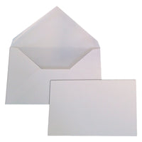 BUSTA CON BIGLIETTO mm 75 x 112 bianca - cf.100 pz  - BLASETTI