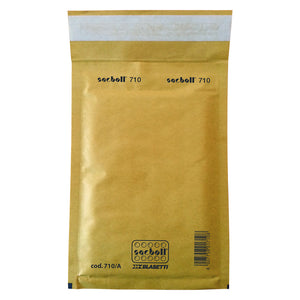 BUSTA CON IMBOTTITURA BOLLATA cm 17 x 27 gialla - cf.10 pz  - BLASETTI