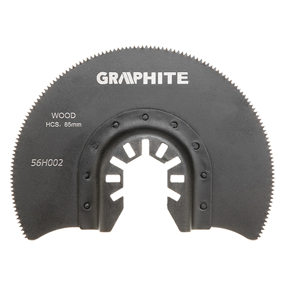 LAMA SEMICIRCOLARE PER LEGNO mm. 85  - GRAPHITE