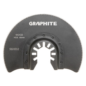 LAMA SEMICIRCOLARE PER LEGNO mm. 85  - GRAPHITE