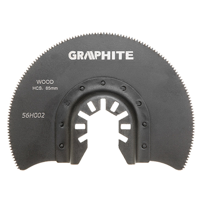 LAMA SEMICIRCOLARE PER LEGNO mm. 85  - GRAPHITE