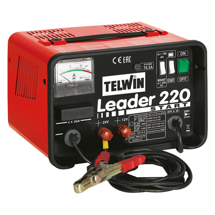 CARICABATTERIA 'LEADER 220 START' 30 A - 12/24 V  - TELWIN