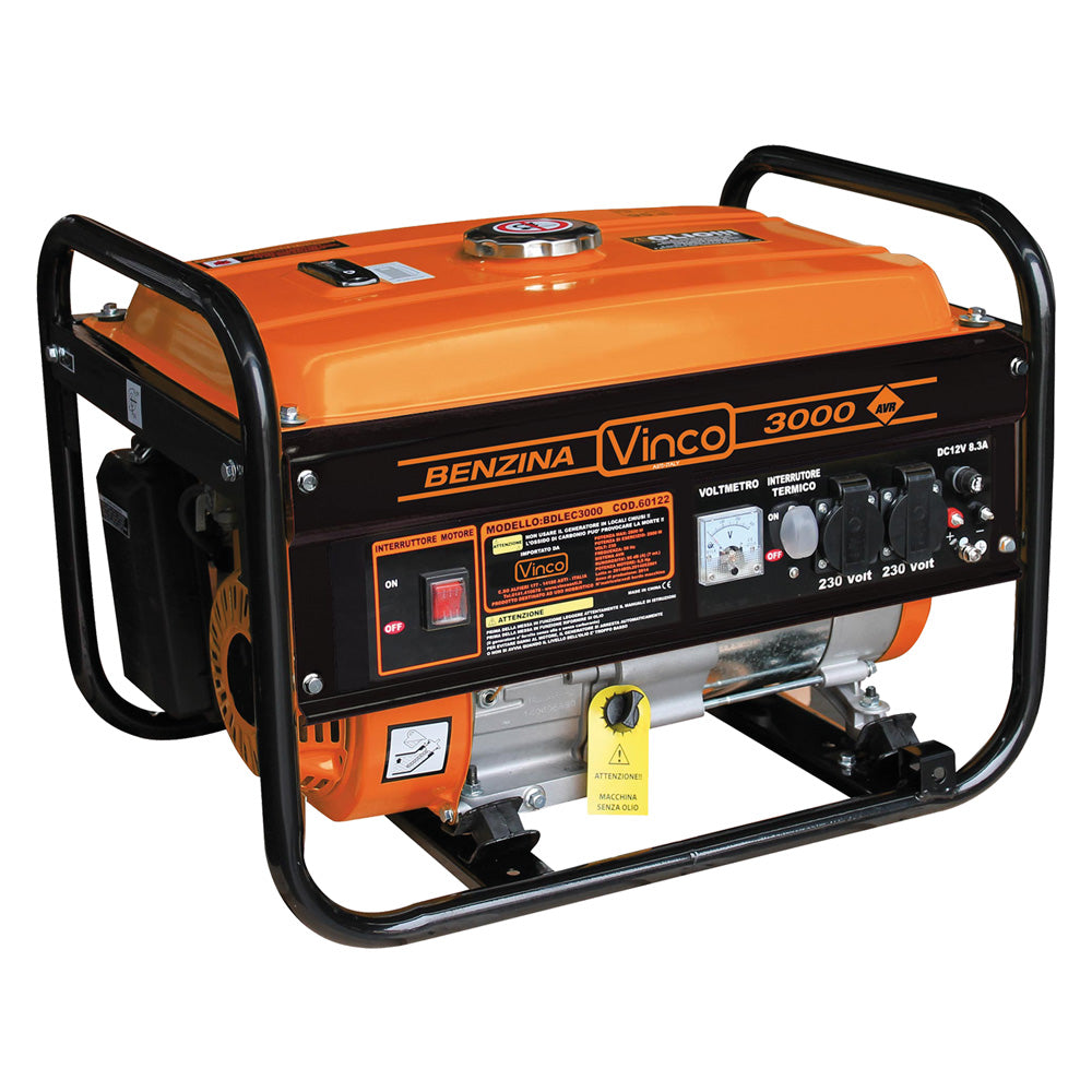 GENERATORE BDLEC3000 - 2,8 KW Hp 6,5  - VINCO