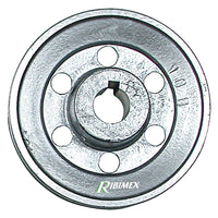 PULEGGIA PER MOTORE 1 gola - Ø 100 - asse 19 mm  - RIBIMEX