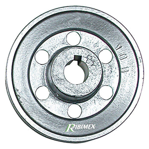 PULEGGIA PER MOTORE 1 gola - Ø 100 - asse 19 mm  - RIBIMEX