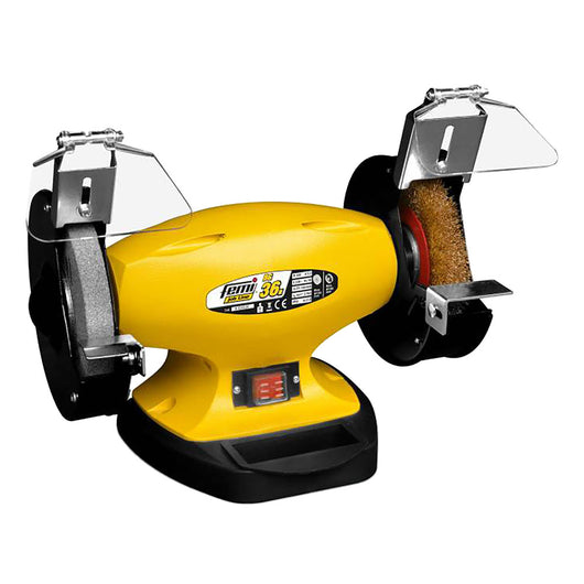 SMERIGLIATRICE DA BANCO 'BG36N' 450 W - mola con spazzola Ø 150 mm.  - FEMI