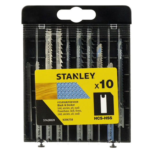 LAMA PER SEGHETTO ALTERNATIVO SET MISTO HCS (5 pz) + HSS (5 pz) - cassetta  - STANLEY