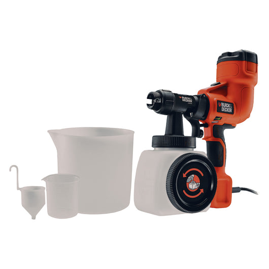PISTOLA PER VERNICIATURA A SPRUZZO 'HVLP200C-IT' 400 W - barattolo 1200 ml  - BLACK DECKER