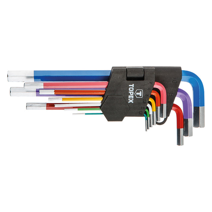 SERIE CHIAVI ESAGONALI 9 pezzi  - TOPEX