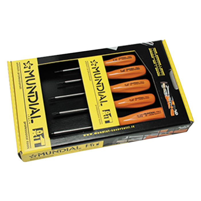 SERIE CACCIAVITI TORX CON FORO 5 pezzi  - MUNDIAL