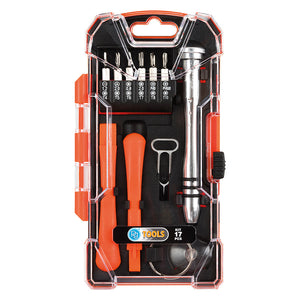 ACCESSORI RIPARAZIONE SMARTPHONE/PC IN KIT set 17 pezzi  - PG