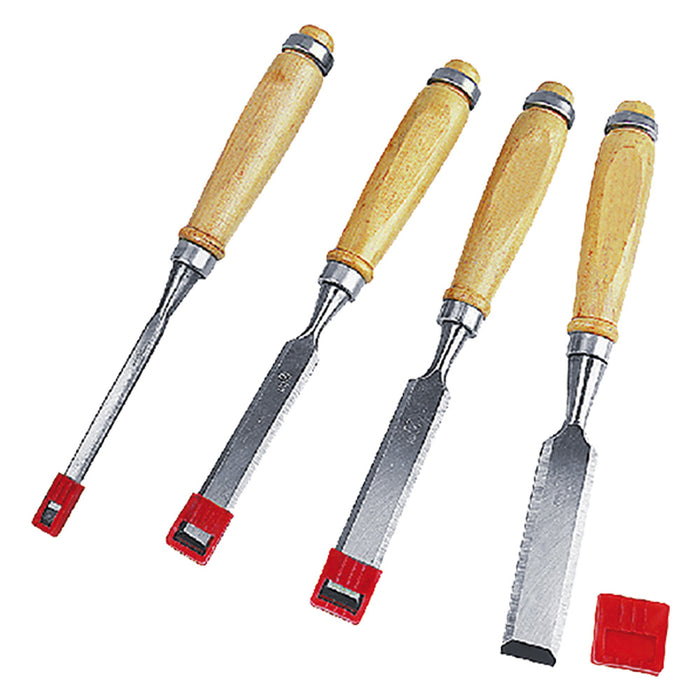 SCALPELLI PER LEGNO serie 4 pz  - TOPTOOLS