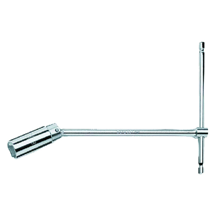 CHIAVE PER CANDELA A 'T' SNODABILE ART. 957 mm 20,8-13/16 lungh. mm 275  - BETA