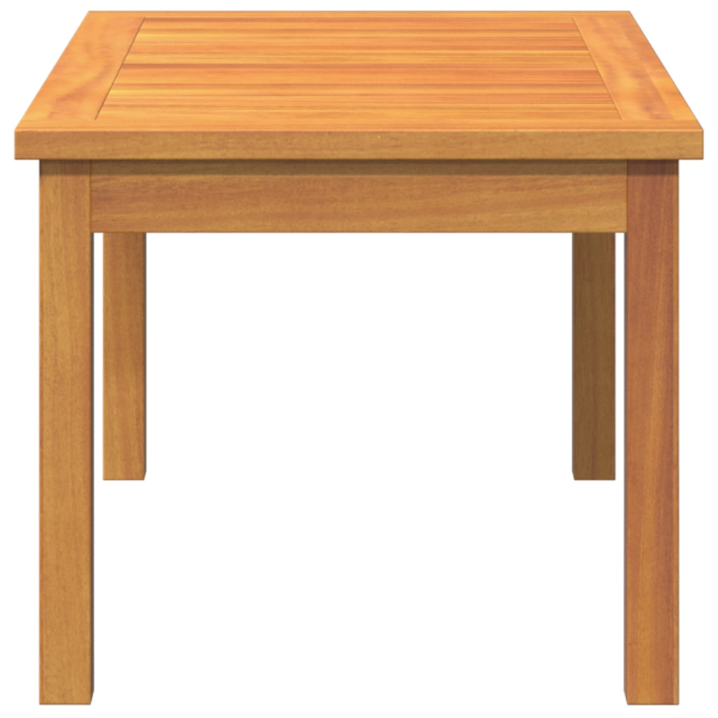 Tavolino  75x40x38 cm in legno massello di acacia