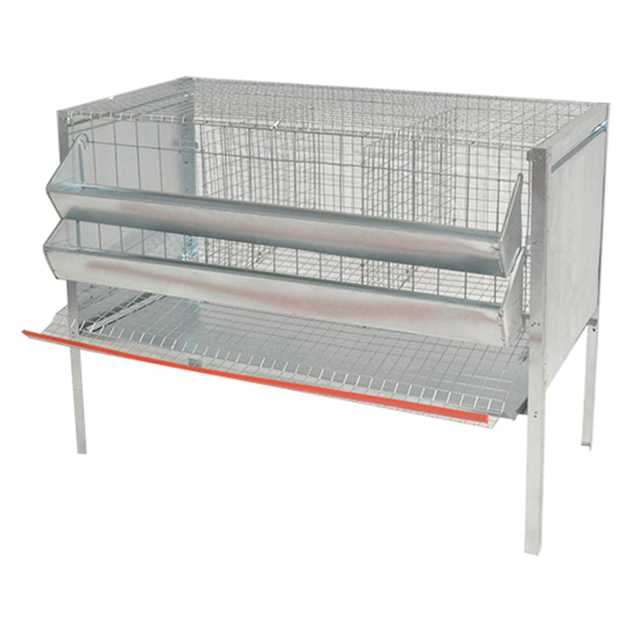 GABBIA GALLINE OVAIOLE TRE CELLE cm 107 x 50 x H 80  - MG GABBIE