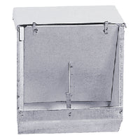 MANGIATOIA A TRAMOGGIA PER CONIGLI 2 scomparti- 10 pezzi  - MG GABBIE