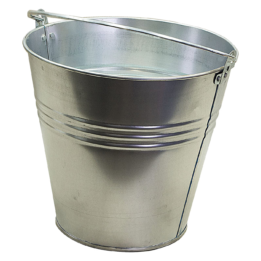 SECCHIO IN LAMIERA ZINCATA Lt. 10 (Ø 26 x h.23 cm)  - KASART