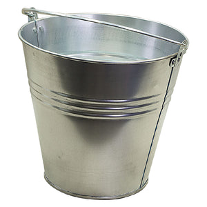 SECCHIO IN LAMIERA ZINCATA Lt. 10 (Ø 26 x h.23 cm)  - KASART