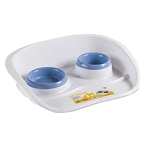 CIOTOLA 'SET DINNER' ciotola cipria/blu acciaio  - STEFANPLAST