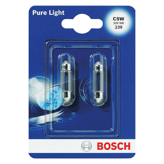 LAMPADINA LUCE TARGA attacco SV8,5-8 - 2 pezzi  - BOSCH