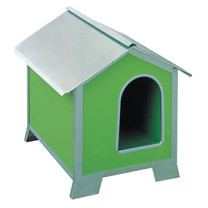 CUCCIA CON TETTO ZINCATO 'POLAR' cm 56 x 76 x H 77  - NOVITAL