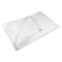 TELONE RETINATO CON OCCHIELLI mt 2 x 3 bianco - 160 gr./mq.  - LIF