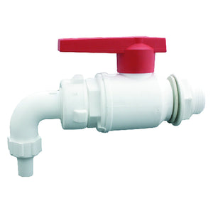 RUBINETTO A SFERA CON BECCUCCIO CURVO 1/2 x 20  - BUCCHI