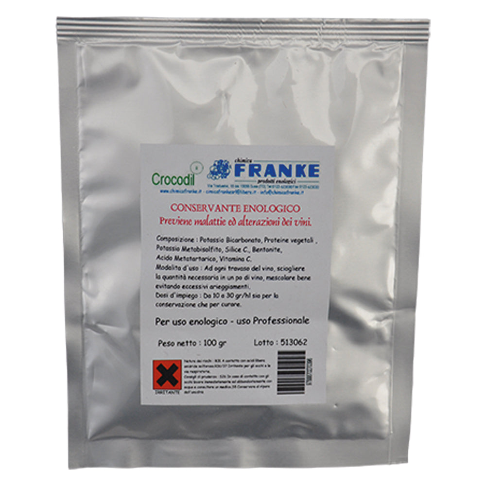 CONSERVATORE ENOLOGICO gr. 100  - CHIMICA FRANKE