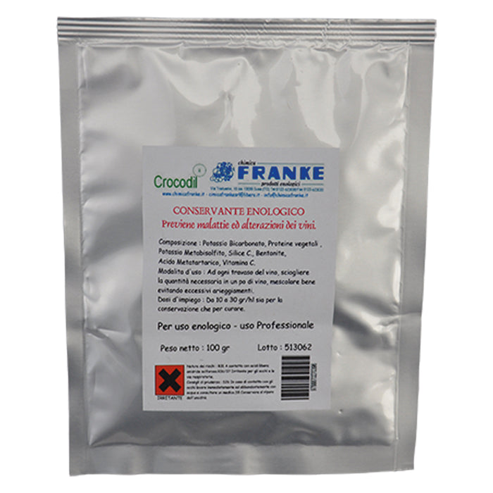 CONSERVATORE ENOLOGICO gr. 100  - CHIMICA FRANKE
