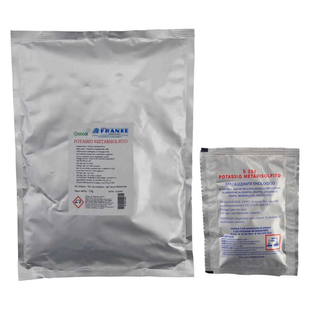 METABISOLFITO DI POTASSIO kg. 1  - CHIMICA FRANKE