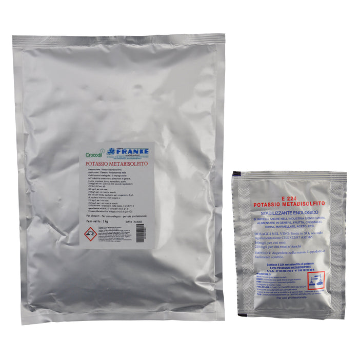 METABISOLFITO DI POTASSIO kg. 1  - CHIMICA FRANKE