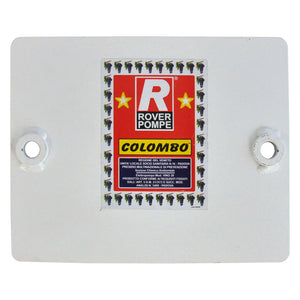 PIASTRA IN GHISA cm 21 x 26 - verniciata bianca  - ROVER