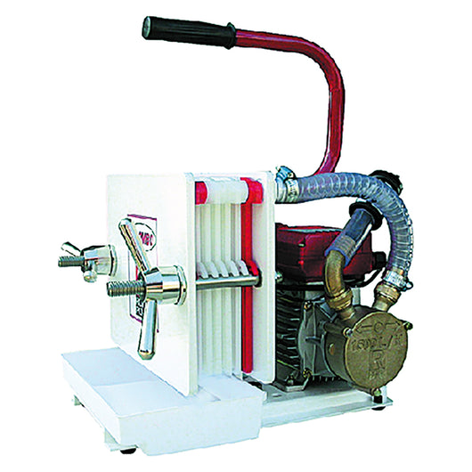 FILTRO ENOLOGICO A STRATI FILTRANTI 'COLOMBO' 18 - Hp 0,5 - Lt/h. 550/800  - ROVER