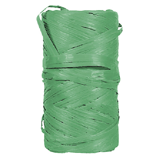 RAFIA SINTETICA A GOMITOLO gr. 200 circa - verde- 9 kg  - LIF