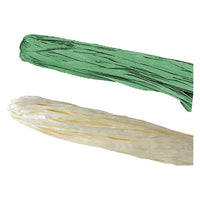 RAFIA SINTETICA A SPEZZONI gr. 200 circa - colore verde- 15 kg  - LIF