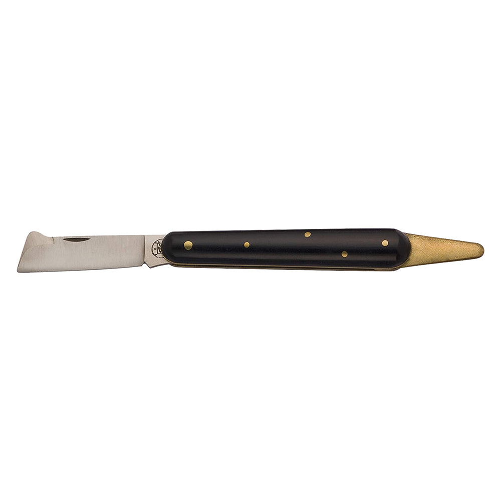 COLTELLO DA INNESTO CON SALVAGEMMA '202 P' SP-OT-CH cm 19 -stecca chiudibile  - DUE BUOI