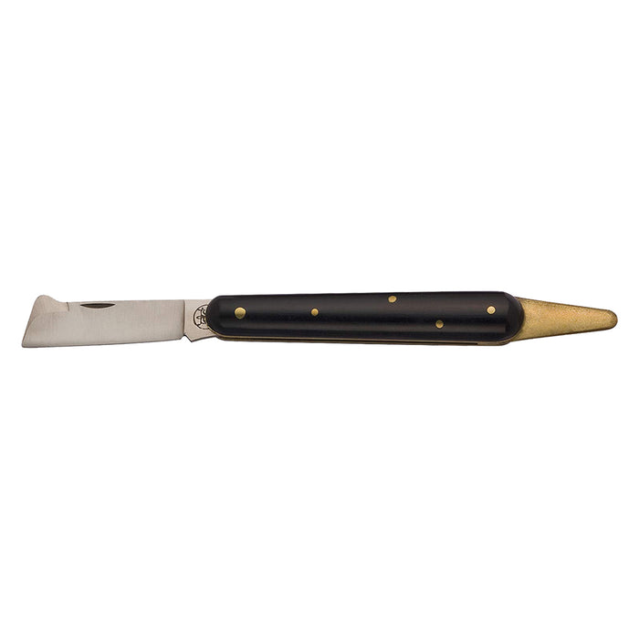COLTELLO DA INNESTO CON SALVAGEMMA '202 P' SP-OT-CH cm 19 -stecca chiudibile  - DUE BUOI