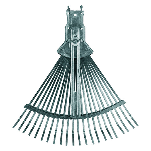 SCOPA DA GIARDINO REGOLABILE Tipo leggero - zinco cromato grigio  - LIF