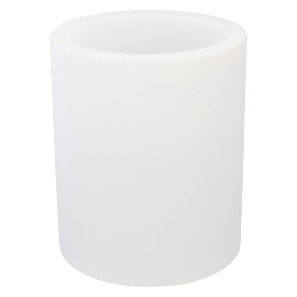 VASO TONDO 'VENUSIO LAMP' Ã? cm 40xh.50 lt.16 ghiac./luce bia.