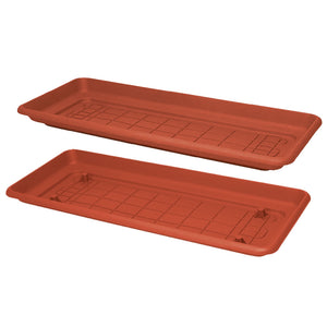 SOTTOVASO PER FIORIERA RETTANGOLARE 'MAXI' cm 96 x 41  - ICS