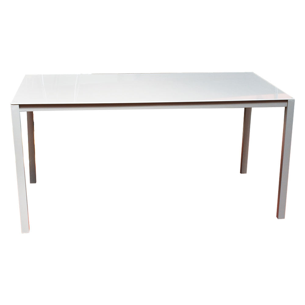 TAVOLO ACCIAIO 'ALBIO' cm. 150 x 80 x h.74  - LIF