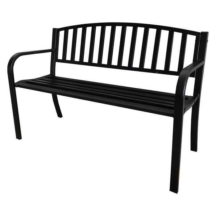 PANCHINA 'LASIN' cm. 119 x 50 x h.75 - nera  - LIF