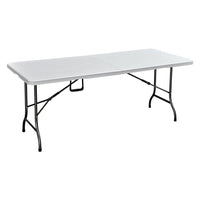 TAVOLO PIC NIC PIEGHEVOLE 'PARTY' cm 180 x 75 H 72 cm - col.bianco  - LIF