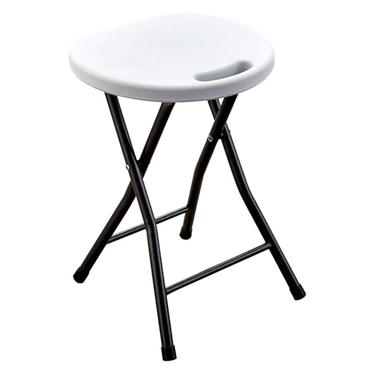 SGABELLO PIC NIC PIEGHEVOLE 'PARTY' cm 33 x  30 H 46 cm - col.bianco  - LIF