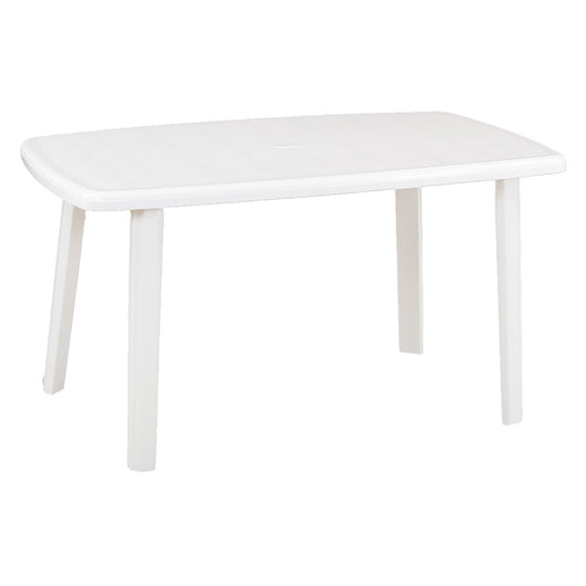 TAVOLO IN POLIPROPILENE 'CAYMAN' bianco - BICA